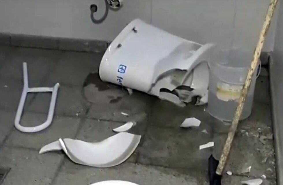 Ladrones quisieron llevarse siete inodoros por los techos en una escuela de zona sur