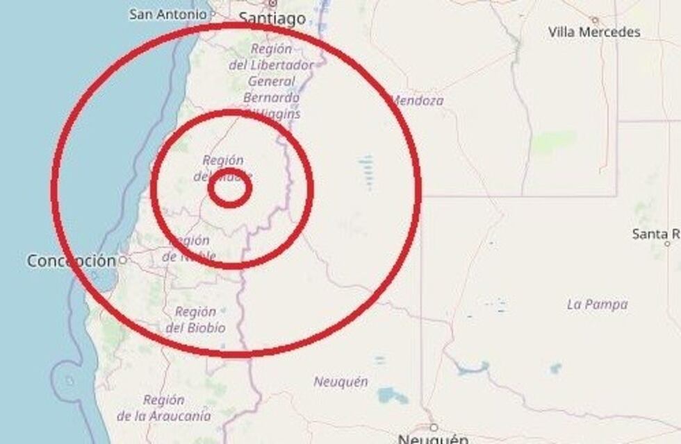 Tembló en Chile y se percibió en el sur de Mendoza