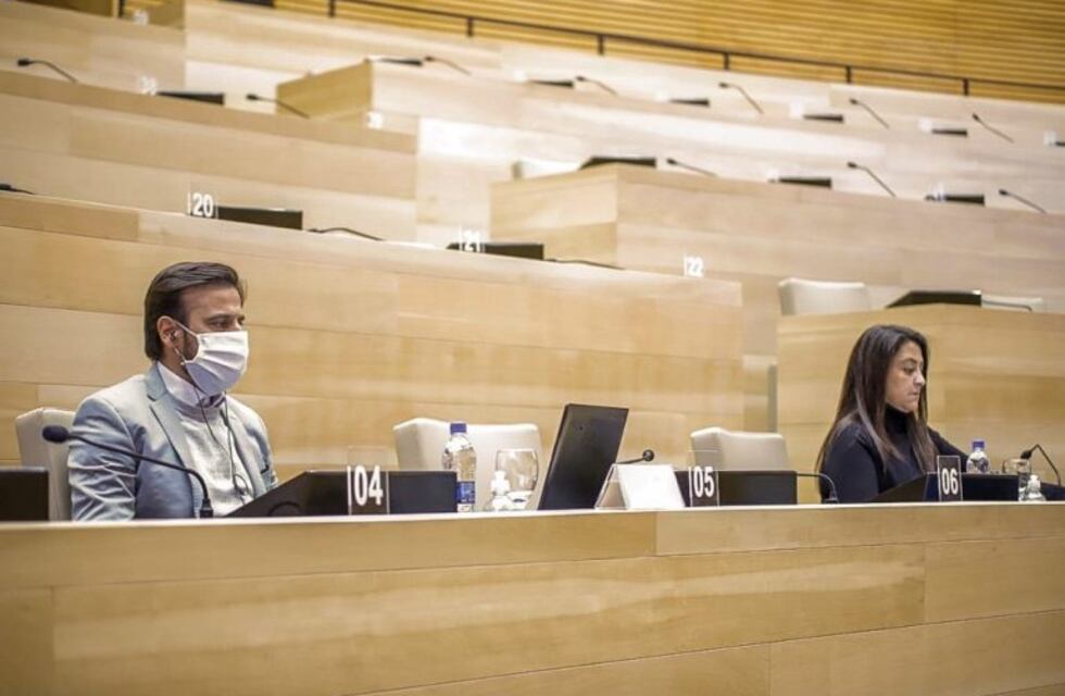 Diputados cordobeses participan de la sesión virtual del Congreso, desde la Legislatura de Córdoba