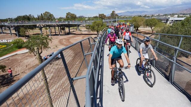 Quieren conectar el Gran Mendoza con una red de ciclovías. Foto: Gobierno de Mendoza.