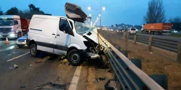 Un conductor se metió a contramano en Panamericana, chocó y murió (Foto: web)