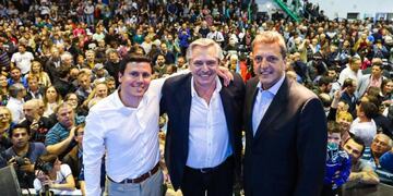 Alberto Fernandez en Olavarria