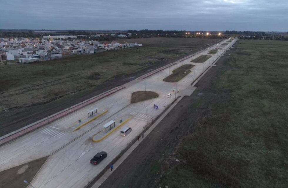 Schiaretti habilitó la obra del Boulevard España en Villa María