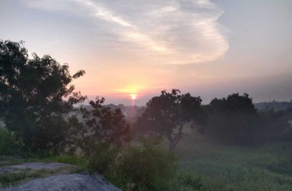 Altas temperaturas y mucho humo en la mañana de la ciudad de Formosa