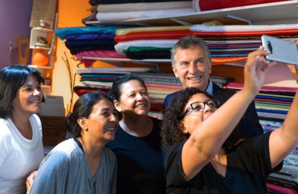 Macri visitó un emprendimiento comercial en General Rodríguez