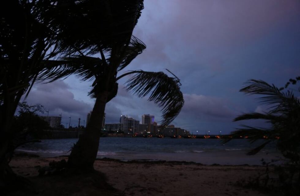 El huracán María llegó a Puerto Rico y ya causó inundaciones en San Juan