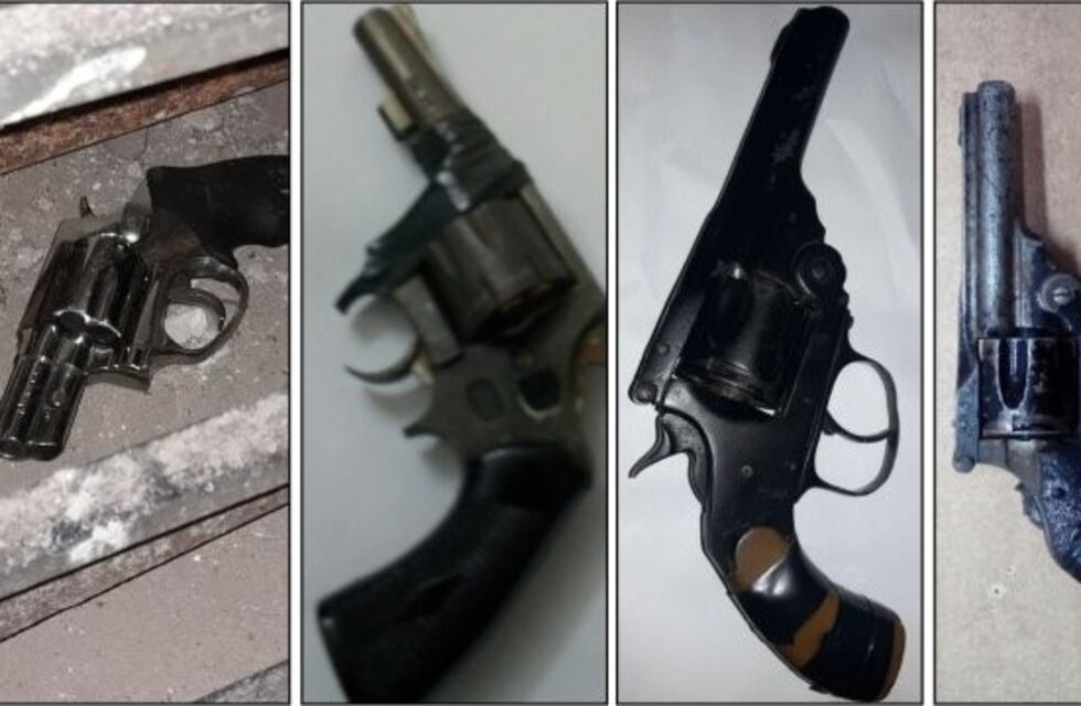 Rambo santafesino: llevaba cuatro revólveres y una réplica