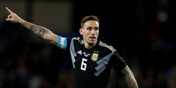 Lucas Biglia, tras la lesión: \