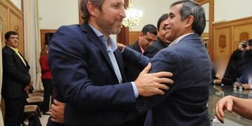 Frigerio con Paredes Urquiza