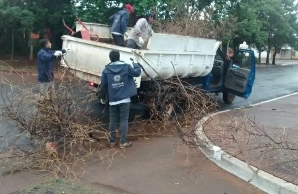 Fuerte tormenta causó destrozos en Posadas y la zona