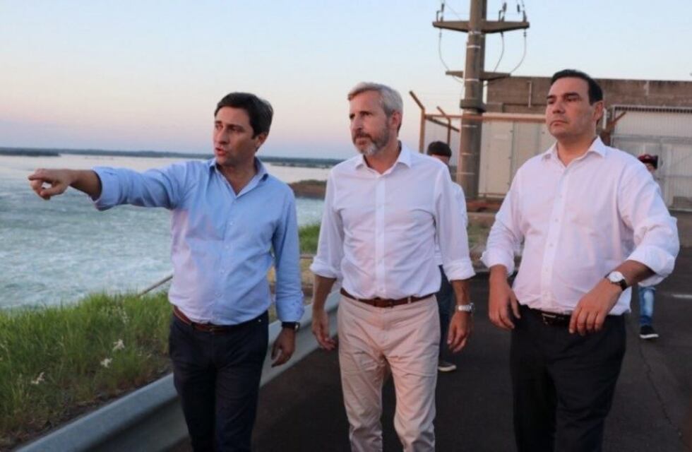 Frigerio recorrió la futura extensión de Yacyretá