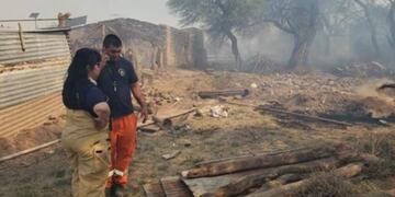 Fuego y peligro en San Luis\u002E