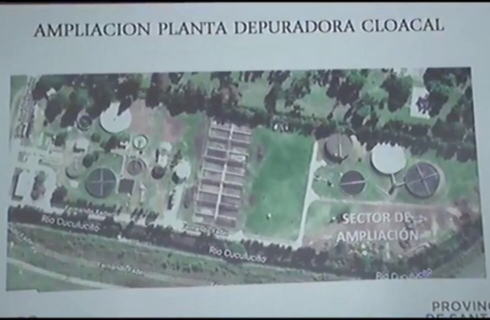 Cloacas: la ampliación de la planta depuradora implica una inversión de 458 millones de pesos