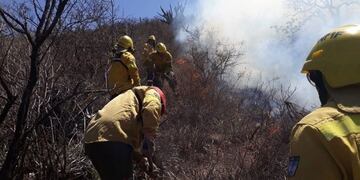 Los Brigadistas que combaten el fuego en la zona de Bariloche denunciaron que reciben para comer pollo frito (imagen ilustrativa).