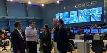 La ministra de Seguridad de la Nación respaldó a las fuerzas federales de Mar del Plata (Foto: Prensa MGP)