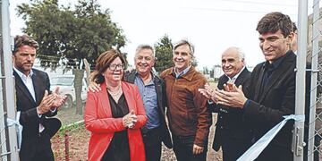 El intendente Fernando Rossi inauguró la Segunda Etapa del Sistema Este de la obra de gasoductos troncales\u002E (Gentileza Municipalidad de El Tío)