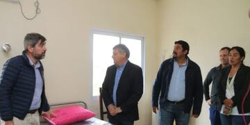 Domingo Peppo inauguró obras en un hospital de \