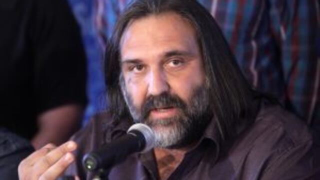 DYN203, BUENOS AIRES 10/11/2016, EL SECRETARIO GENERAL DE SUTEBA, ROBERTO BARADEL, ESTA MAu00d1ANA DURANTE LA CONFERENCIA DE PRENSA OFRECIDA EN LA SEDE CAPITAL.  FOTO: DYN/ALBERTO RAGGIO. buenos aires ROBERTO BARADEL SECRETARIO GENERAL DE SUTEBA gremio de los docentes maestros conferencia de prensa