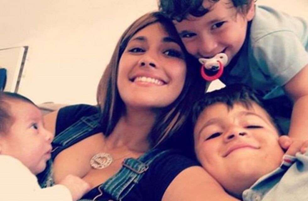 Antonela Roccuzzo y dos "monstruitos" que revolucionan las redes en Halloween