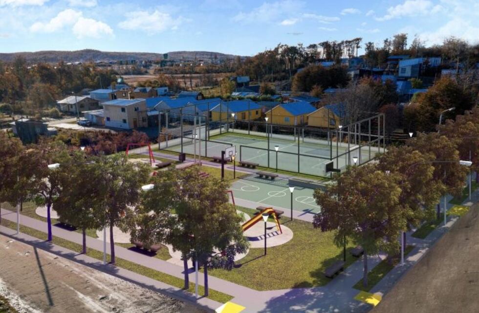 Tolhuin: se concretan las obras para construir espacios recreativos