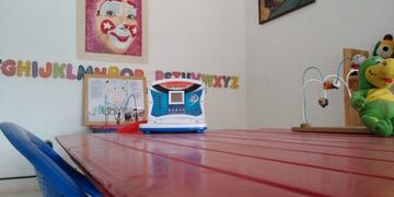 Espacio lúdico en el hospitalito de Claromecó