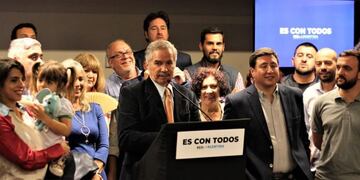 Felipe Solá, el primero en oficializar su frente electoral para las PASO presidenciales\u002E Foto Federico Ochoa\u002E