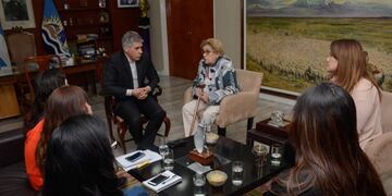 Nutriciónista Miryam Gorban recibida por el vicegobernador