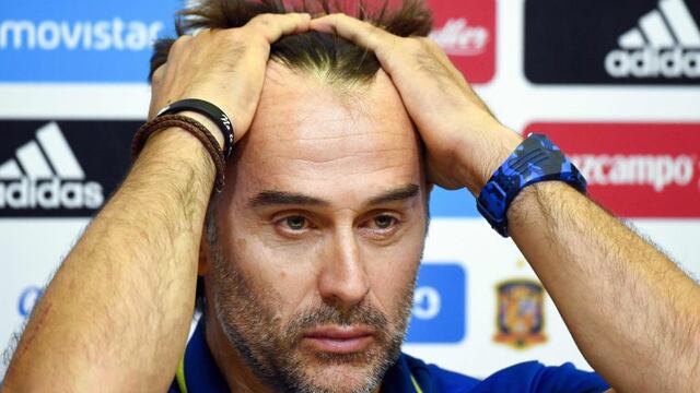 Julen Lopetegui fue despedido del Sevilla. Foto: AFP / GABRIEL BOUYS