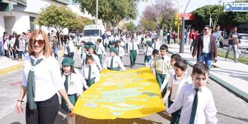 Los chicos se movilizaron en favor de la ecología en San Luis\u002E Foto: El Diario de la República\u002E