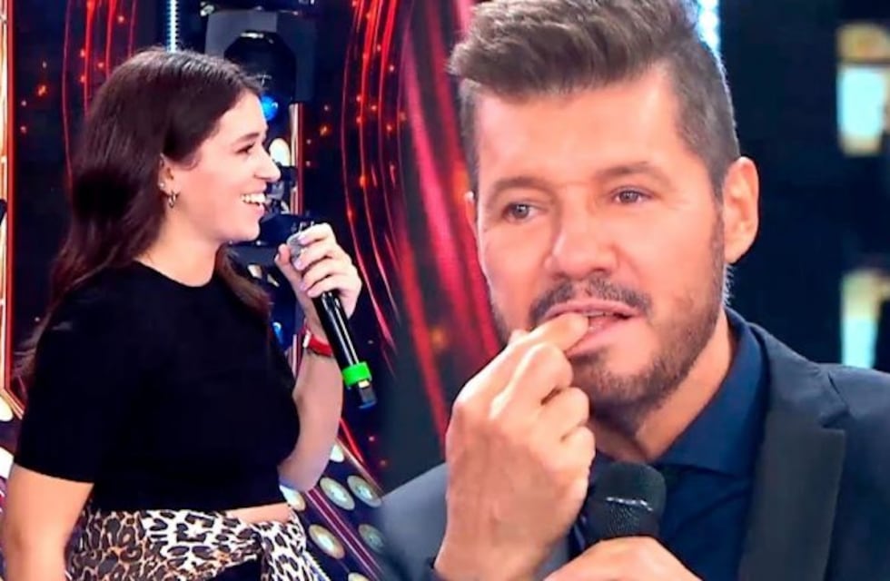 Leticia Siciliani se hizo la pícara con Marcelo Tinelli, y el conductor se quedó sin palabras