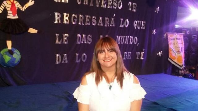 Silvana Sanduende - docente entrerriana\nCrédito: Facebook