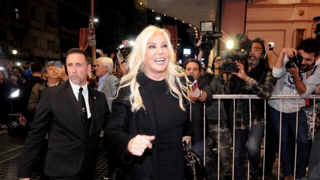 Susana Giménez en el estreno de \