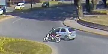 El impacto se produjo este miércoles por la tarde cerca del Parque Urquiza\u002E (@minsegsf)