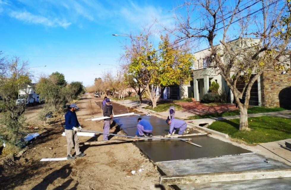 La comuna sanrafaelina trabaja en tres frentes de obra