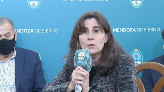 Ana María Nadal, ministra de Salud de Mendoza.
