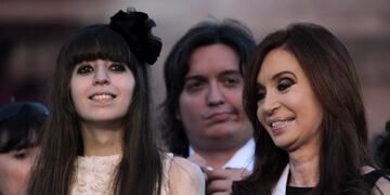 Por la causa Hotesur fueron procesados Cristina Kirchner y sus hijos Florencia y Máximo. Foto: AFP.