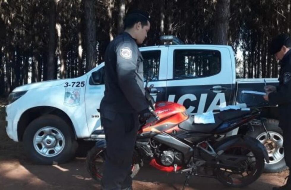 En menos de cinco horas la Policía recuperó una moto robada