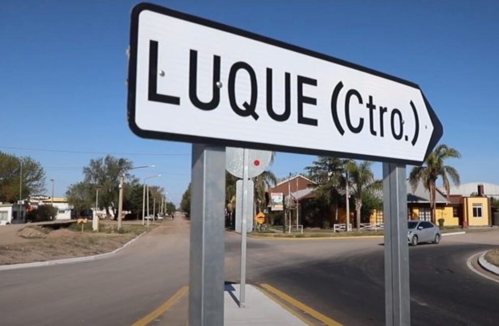 Quedó inaugurada la rotonda en el ingreso oeste a Luque