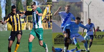 Deportivo Madryn y Brown de Puerto Madryn (Fotos: Camioneros -izq- y Temperley -der-)\u002E