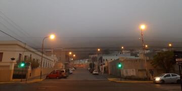 Neblina en la ciudad