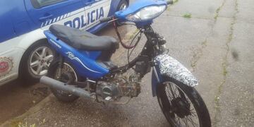 Moto secuestrada en Alta Gracia
