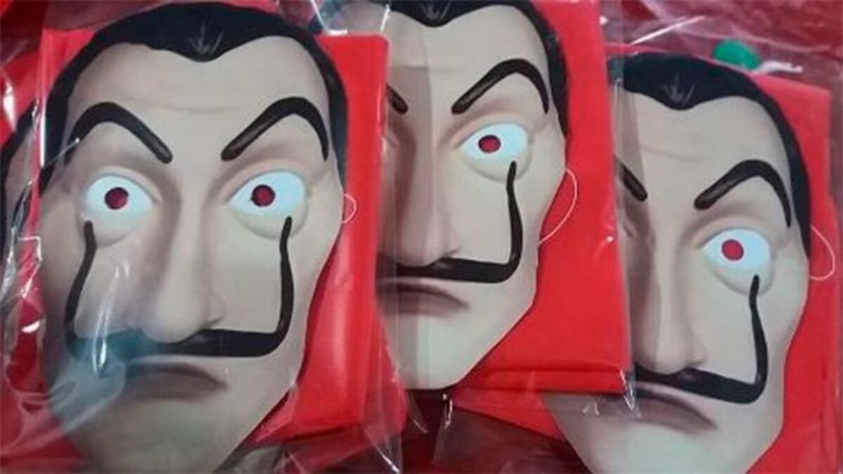 Máscaras de La casa de Papel\u002E