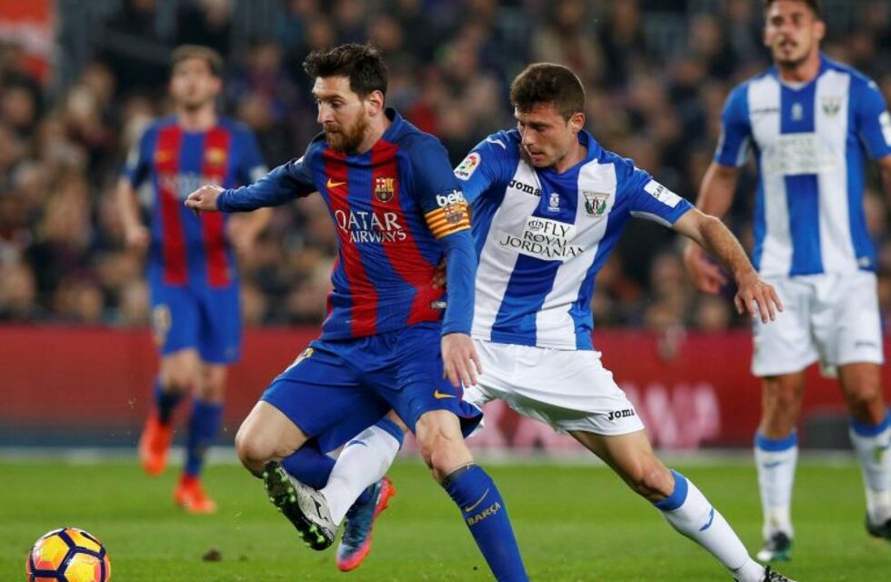 Sobre la hora y con un doblete de Messi, Barcelona le ganó 2-1 al Leganés