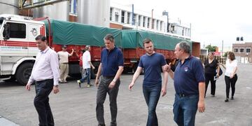 El acuerdo se anunció tras la visita del diputado provincial Rodrigo López Molina\u002E (Prensa López Molina)