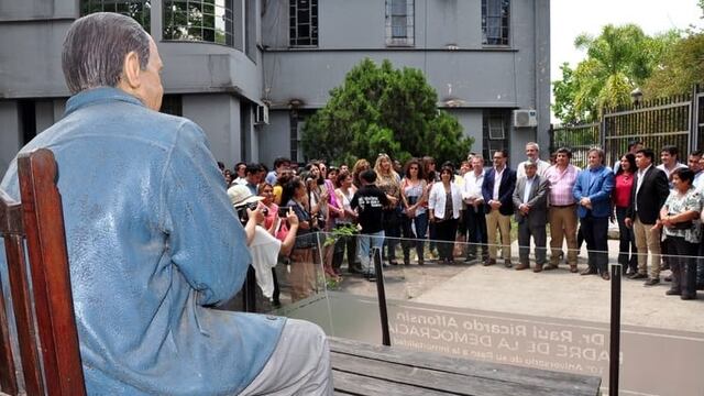 Homenaje a Raúl Alfonsín, en Jujuy