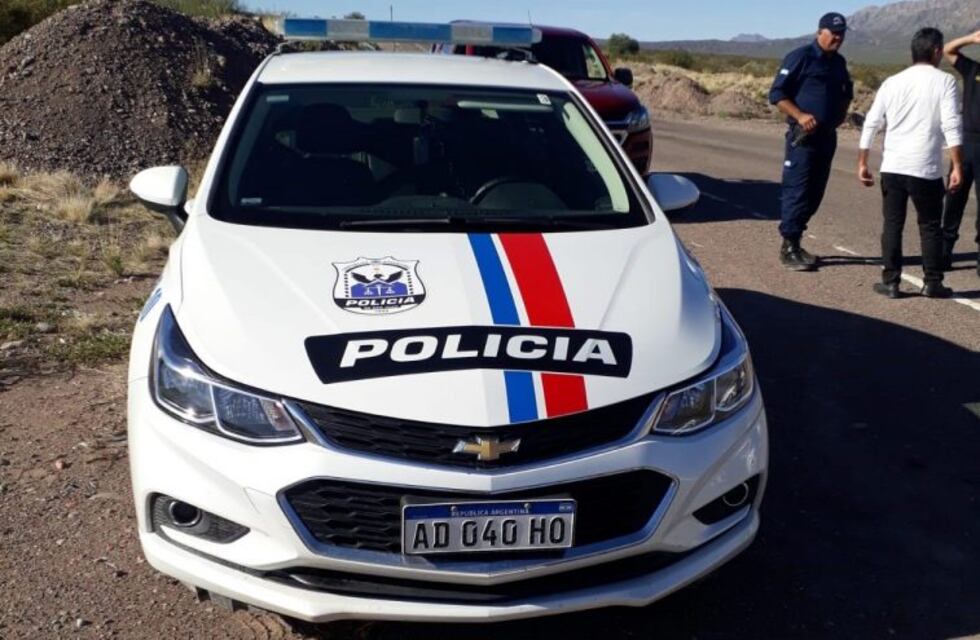 La policía rescató a una víctima de violencia y el agresor apedreó al patrullero