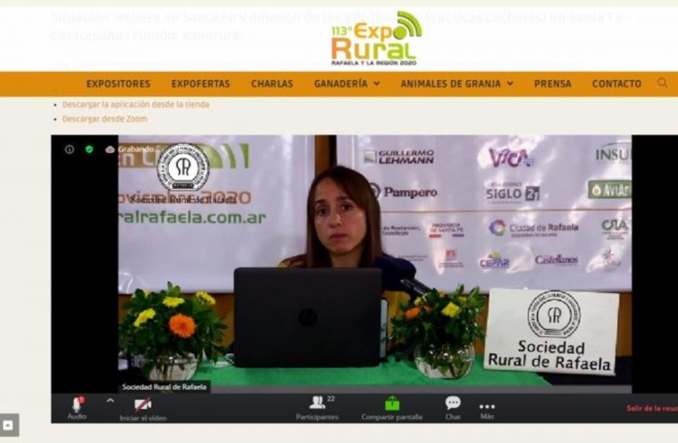 La lechería, epicentro de la primera jornada de la ExpoRural 2020