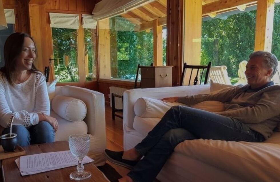 Mauricio Macri recibió a María Eugenia Vidal en Villa La Angostura