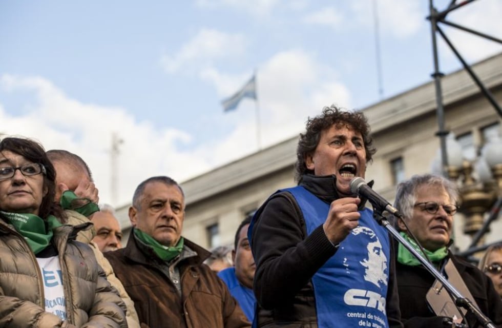 El Gobierno desconoció a Pablo Micheli al frente de la CTA Autónoma