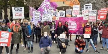 Protestaron contra la trata de personas frente al edificio de Tribunales en Córdoba\u002E